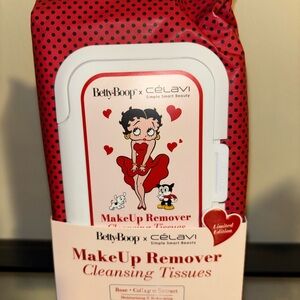 Betty Boop x Célavi MakeUp Remover Cleansing Tissues - Red Polka Dot Pack